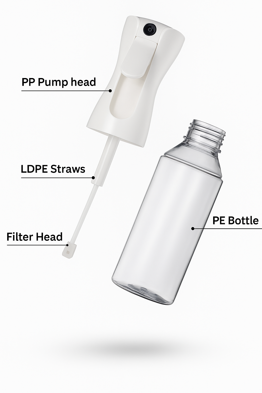 Oil Bottle Dispenser Leak Proof Glass Container with Measuring Pump