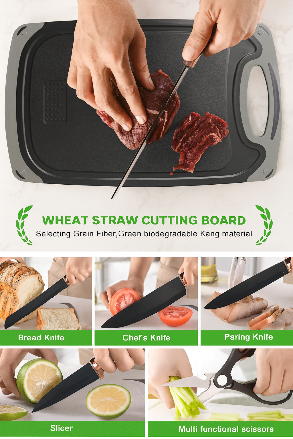 19 Pcs Kitchen Utensil Set Non Stick Cooking Tools Silicone Accessories