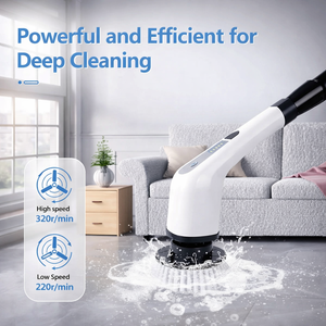9 in 1 Electric Cleaning Brush 25W Rechargeable Power Scrubber with USB Type-C Charging