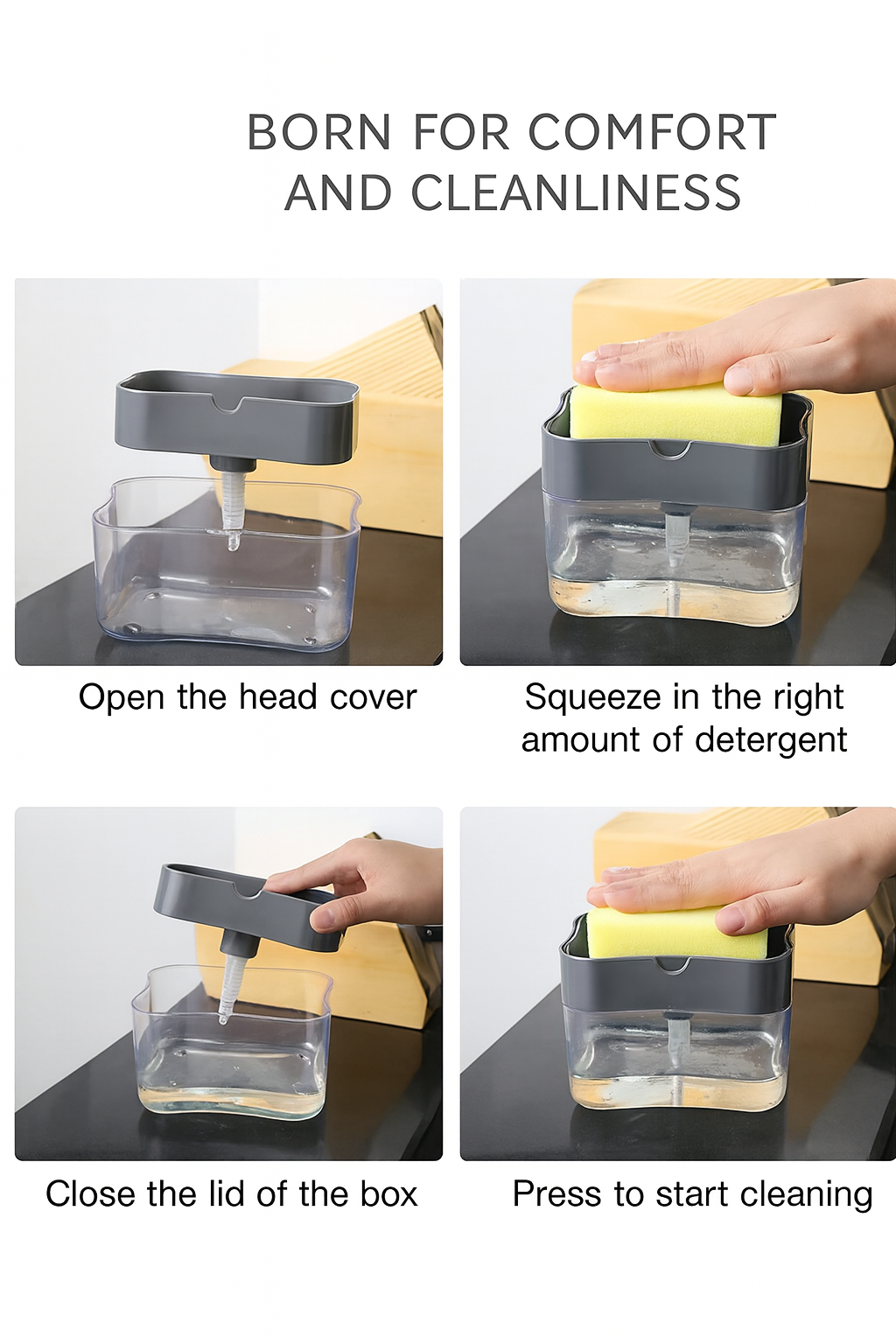 Automatic Sensor Soap Dispenser Touchless Liquid Hand Wash Dispenser