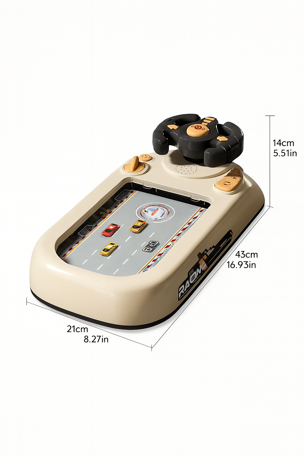 Car Adventure Track Set Interactive Toy with Mini Cars and Obstacles