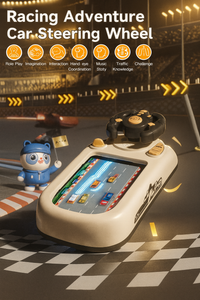 Car Adventure Track Set Interactive Toy with Mini Cars and Obstacles