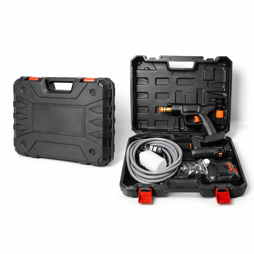 Car Washer Cleaning Gun with Double Lithium Battery 68Vh Portable Pressure Washer
