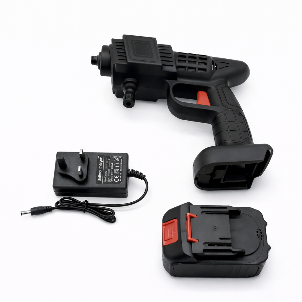 Car Washer Cleaning Gun with Double Lithium Battery 68Vh Portable Pressure Washer
