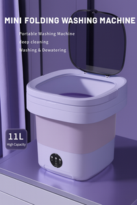 Portable Mini Washing Machine Compact Laundry Washer for Clothes