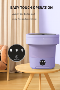 Portable Mini Washing Machine Compact Laundry Washer for Clothes