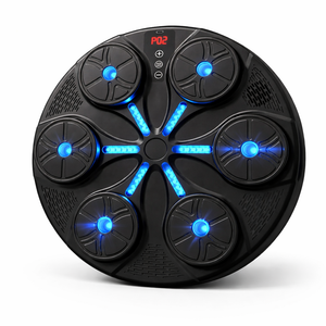 Boxing Punching Machine with LED Display, Sound Effects & Wall Mount Installation