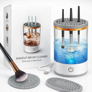 Electric Makeup Brush Cleaner with Automatic & Manual Cleaning Modes