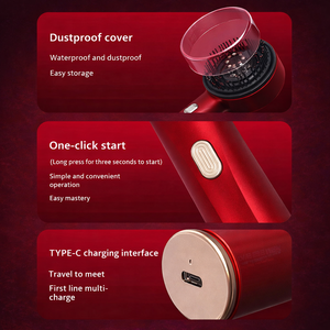 Multi-Functional Electric Massage Comb with Red Light Therapy, USB Rechargeable Scalp Massager