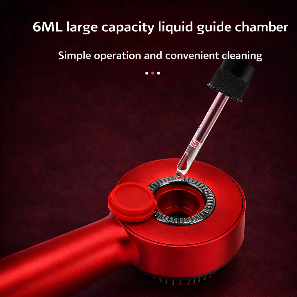 Multi-Functional Electric Massage Comb with Red Light Therapy, USB Rechargeable Scalp Massager