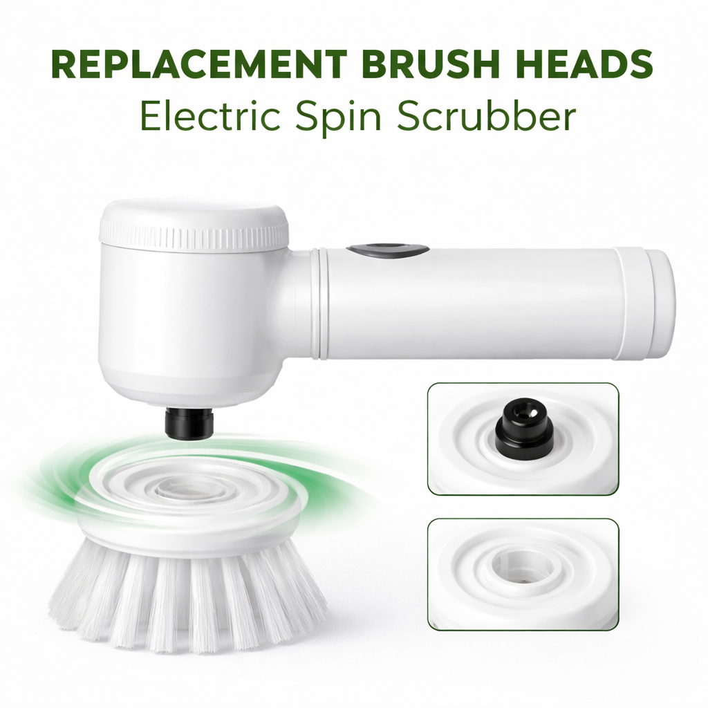 Electric Spin Scrubber 5 in 1 USB Rechargeable Cleaning Brush for Sink, Tile & Wash Basin