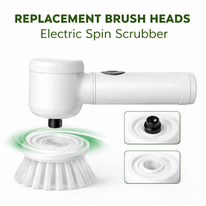 Electric Spin Scrubber 5 in 1 USB Rechargeable Cleaning Brush for Sink, Tile & Wash Basin