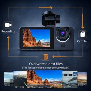HD Vehicle Dash Camera DVR with 2.0" Screen, 170° Wide Angle, Loop Recording & G-Sensor