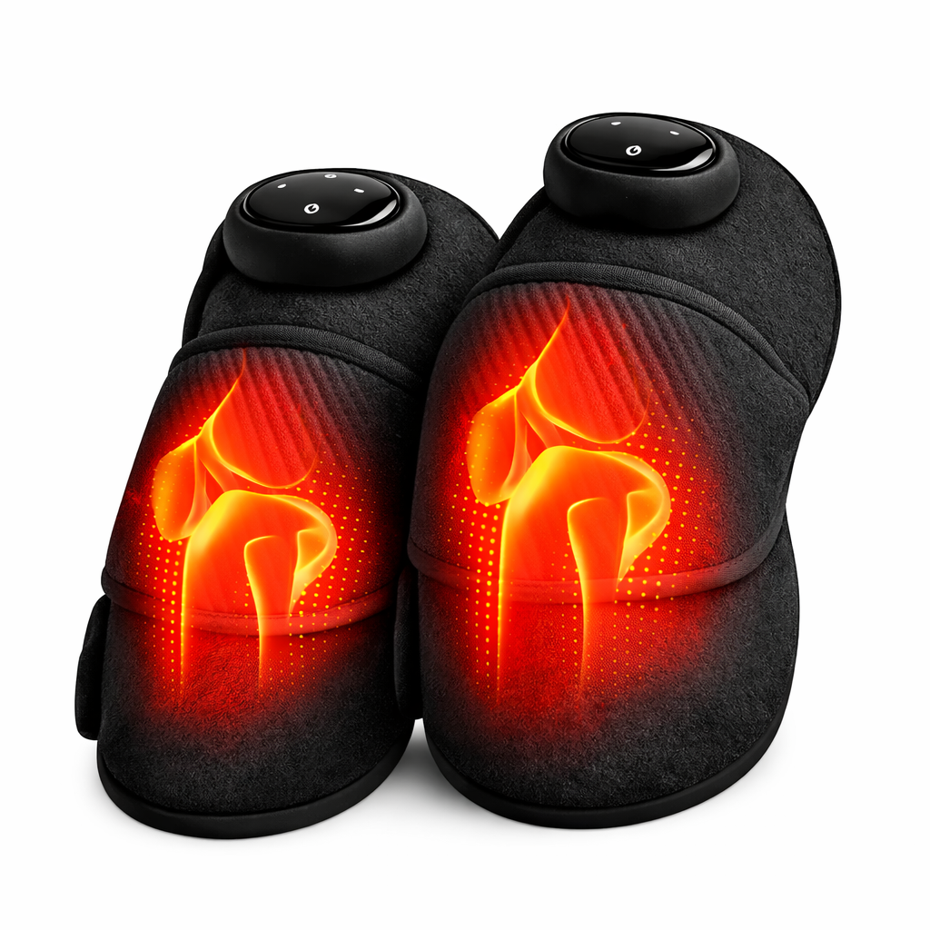 Multi-Functional Knee Massager with Heat & Vibration Rechargeable Cordless Massager