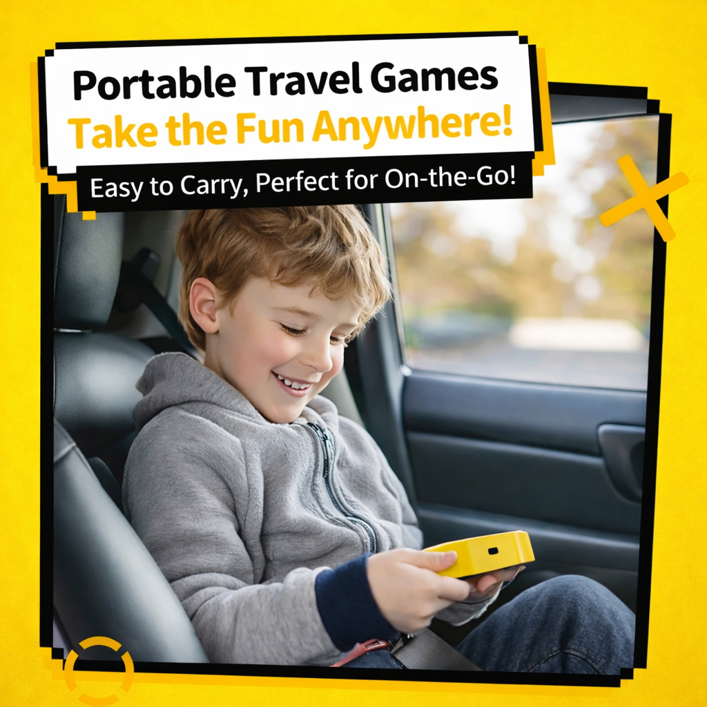 Tic Tac Toe Bolt Handheld Game Console for Kids and Adults Age 3+