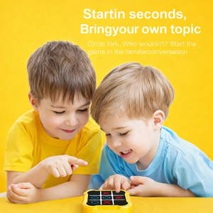 Tic Tac Toe Bolt Handheld Game Console for Kids and Adults Age 3+