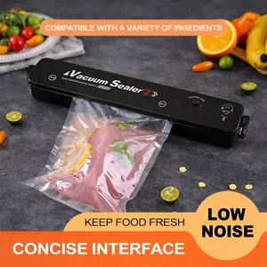 Vacuum Sealer Machine 90W Home Automatic Food Packing with 10 Bags